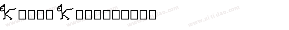 Kitty Katt字体转换